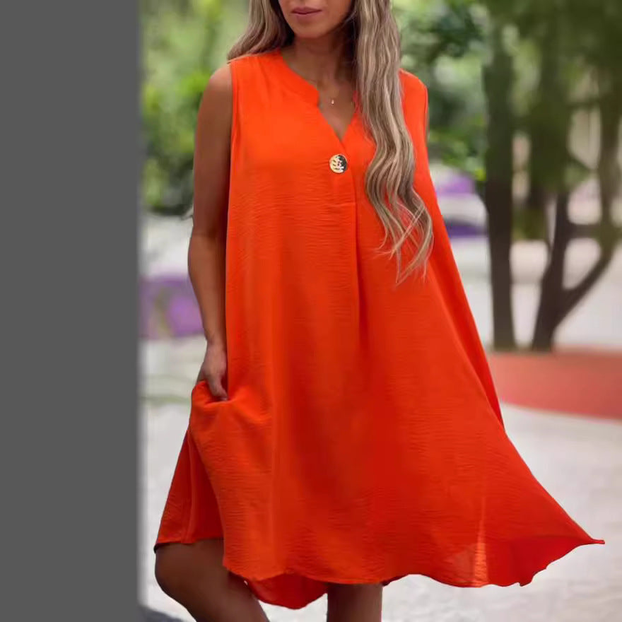 Robe d'été décontractée femme