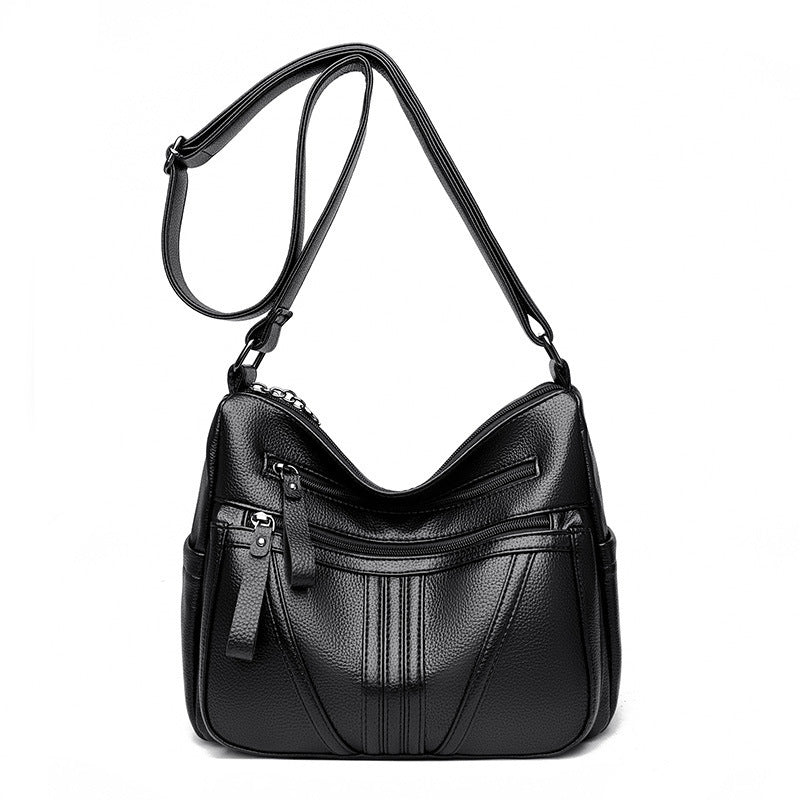 SAC Simple à Épaule en Cuir Véritable