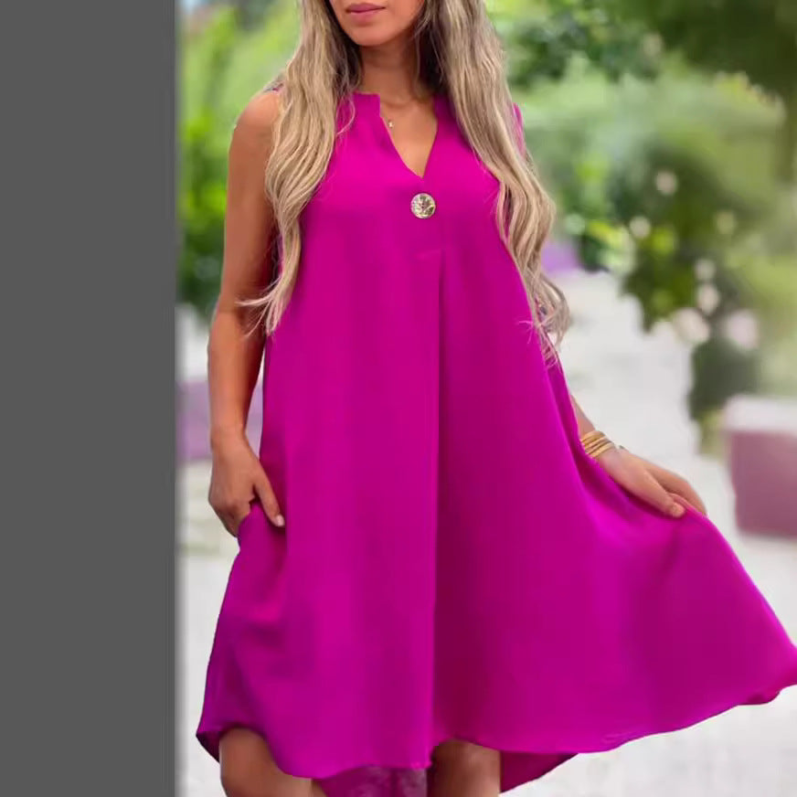 Robe d'été décontractée femme