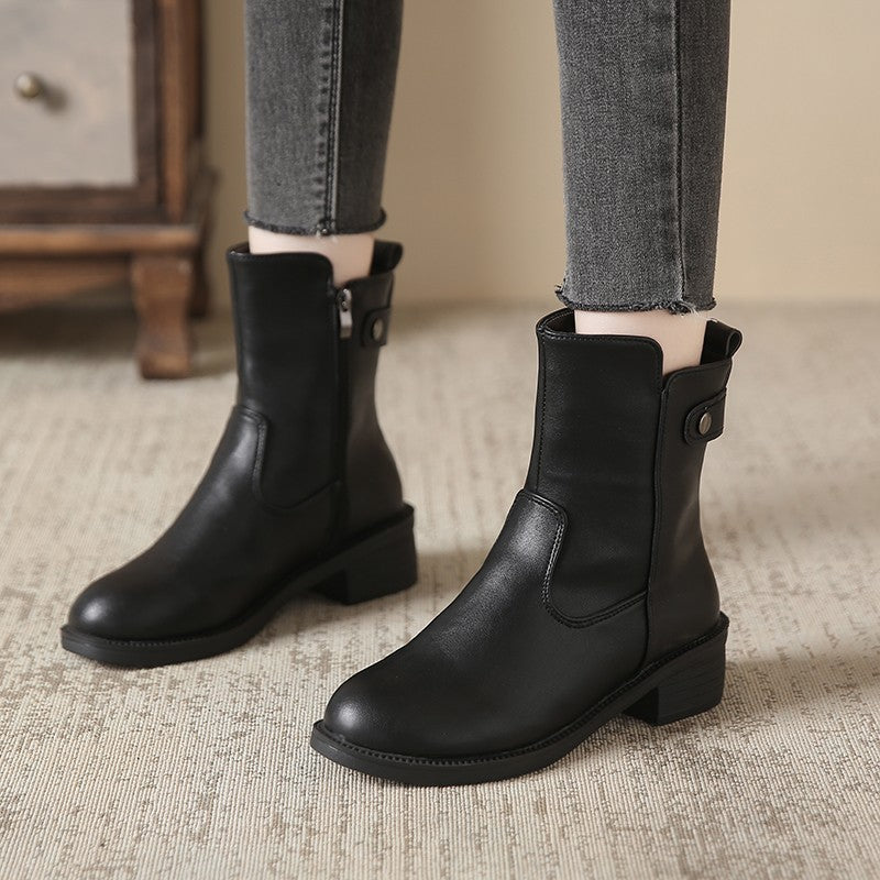 Bottines Femme à Talon Bas