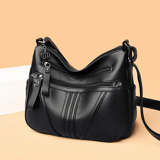 SAC Simple à Épaule en Cuir Véritable