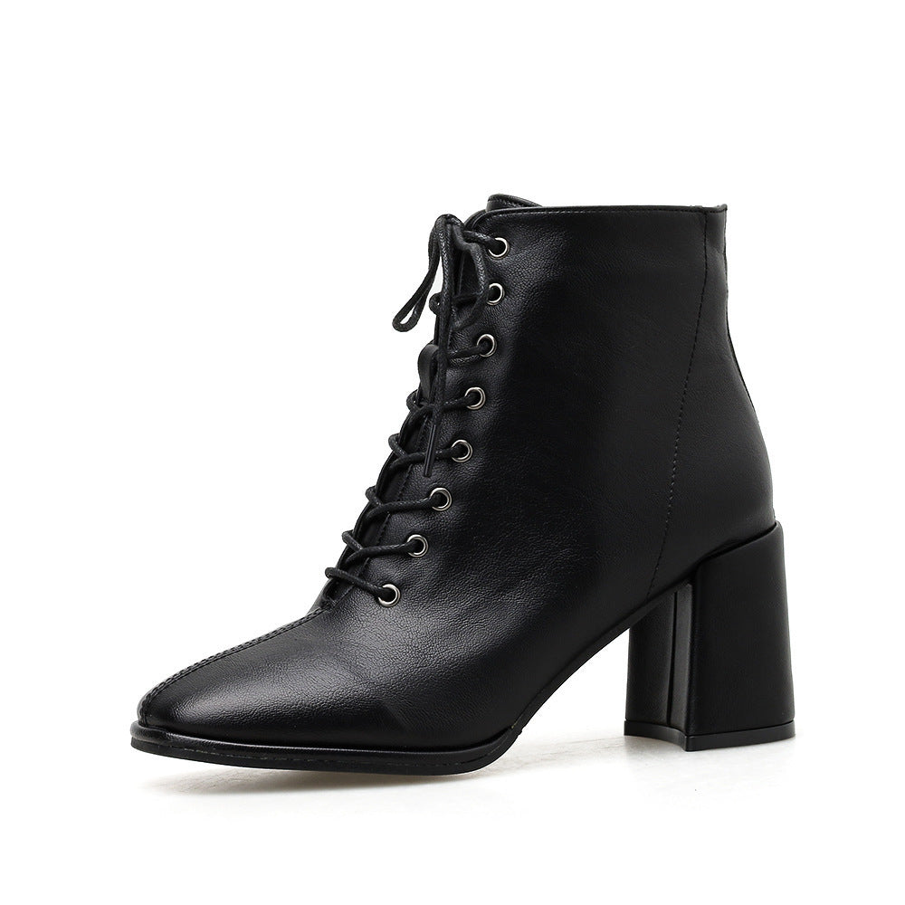 Bottines Martin Femme à Petit Talon – Style Élégant