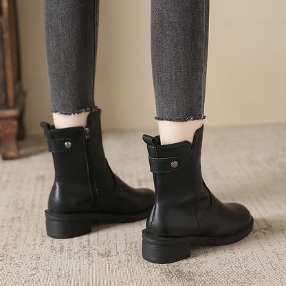Bottines Femme à Talon Bas