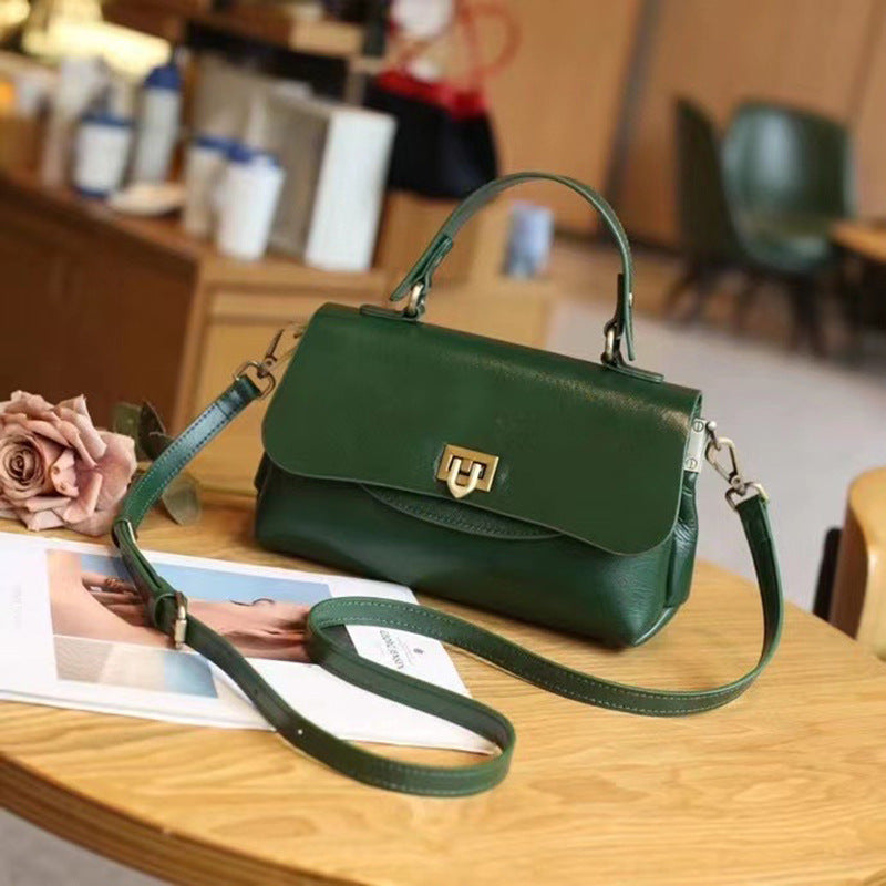 SAC à main femme rétro en cuir
