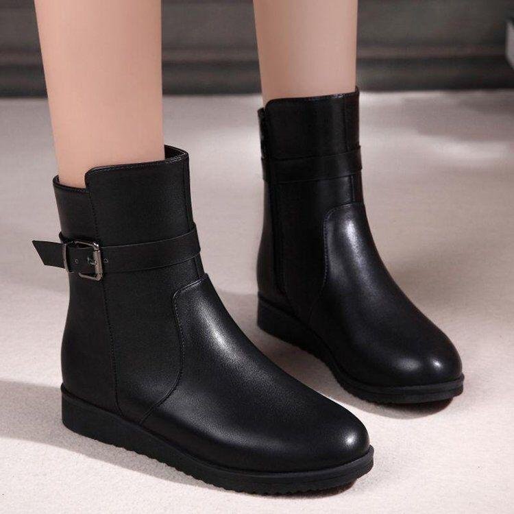Bottes Femme Grande Taille à Bout Rond