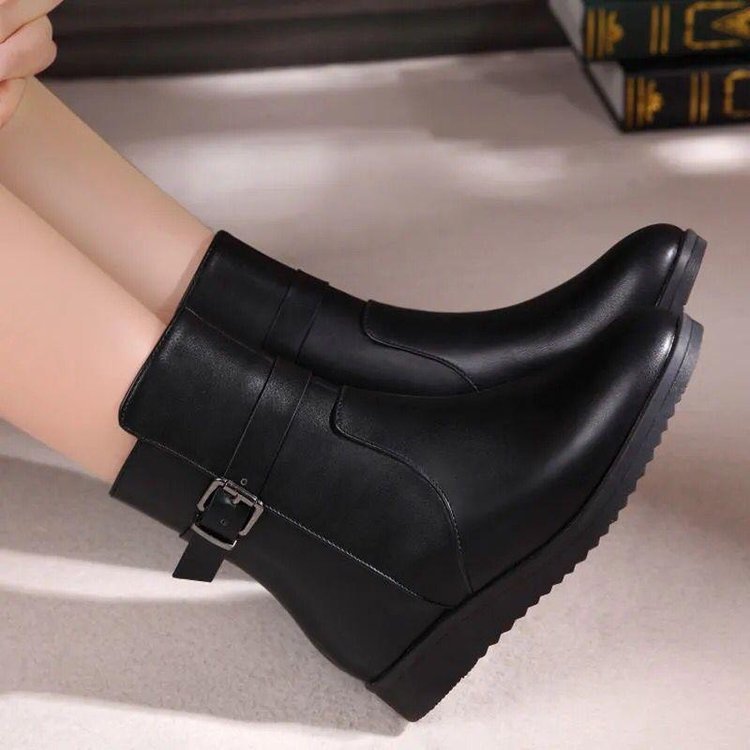 Bottes Femme Grande Taille à Bout Rond